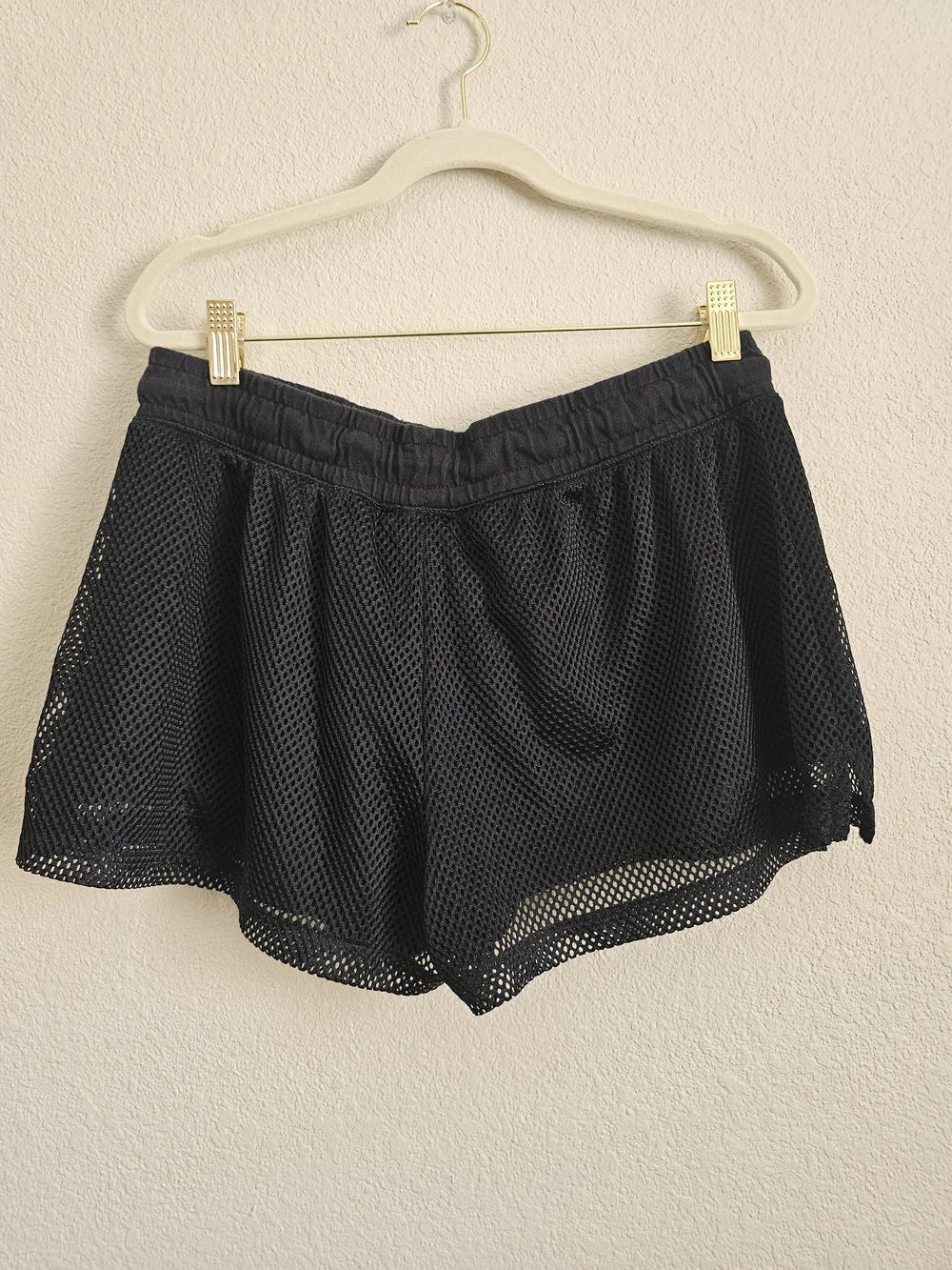 Nike Black Mesh Athletic Shorts with Built-In Liner